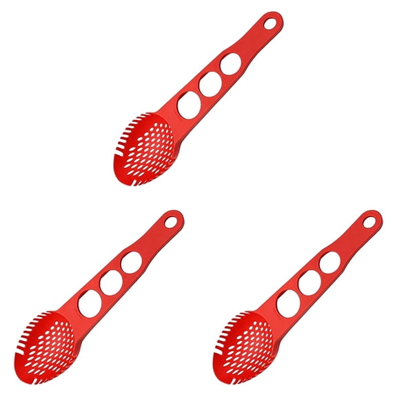 Nylon Spaghetti Server Non Stick Pasta Fork Slotted Spoon Food Strainer With Spaghetti Measure Tool Strainer
