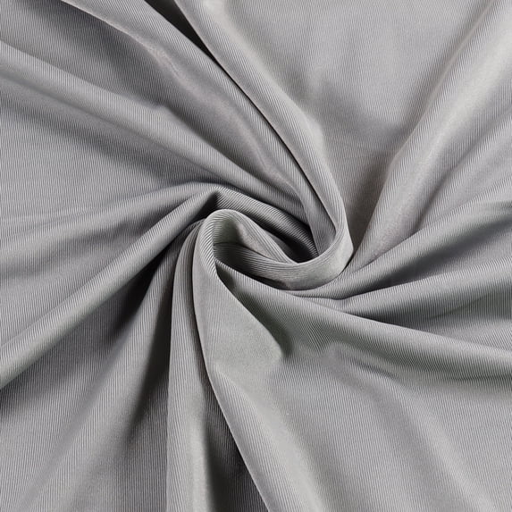 Nylon Spandex Fabric Lycra 4-Way Soft Stretch 60" Wide by the Yard for Sportswear Yoga Wear Cloth Gray