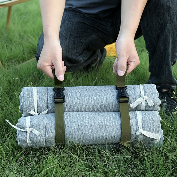 Nylon Strap, Yrmaups Multi Purpose Adjustable Nylon Strap, Buckle Binding Storage Strap for Outdoor Travel, Recyclable Camping Gear Tie Down Strap, Strong and Durable Webbing for Bundling