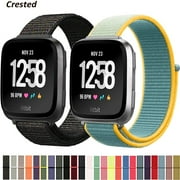 LEIXIUER Nylon Strap for Fitbit Versa/Lite/Versa2 Band Smart Watch Replacment Watchband Sport Loop Bracelet Fitbit Versa 2 band