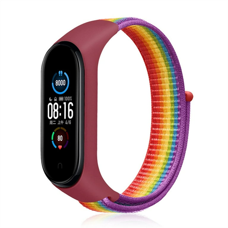 Nylon Strap for xiaomi mi band 6 5 Bracelet watchband Strap Miband Bracelet Adjustable Sport Wristband loop for Mi band 5 4 3 24 Pride Edition Walmart
