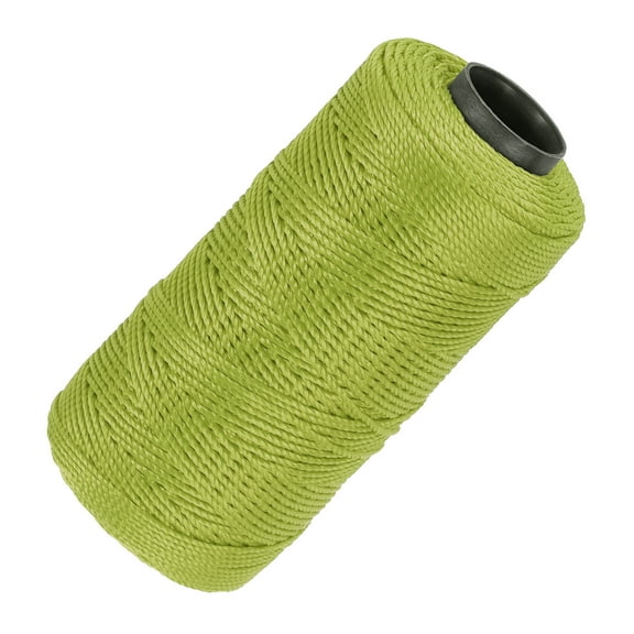 Uxcell Nylon String Twisted Mason Line Twine for DIY Projects Gardening Gift Wrapping Army Green