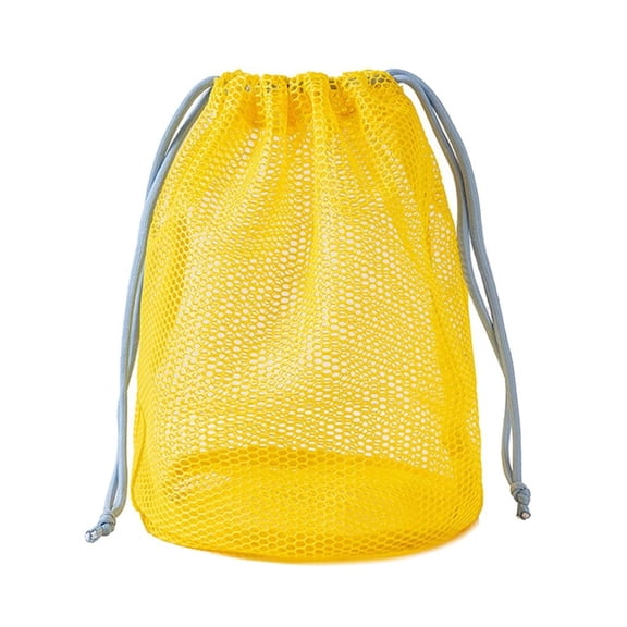 Nylon Swimming Pouch Waterproof Drawstring Closure Cosmetic Organizer Holds Toiletries for Gym Travel Beach Activity