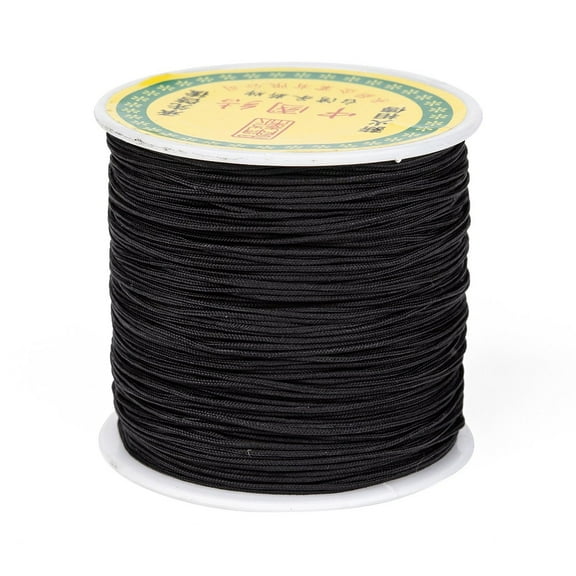 Nylon Thread Black 1mm about 98.42 yards(90m)/roll
