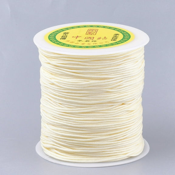Nylon Thread Cornsilk 1.5mm about 120.29 yards(110m)/roll