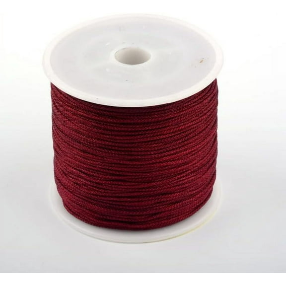 Nylon Thread Dark Red 1mm about 87.48 yards(80m)/roll
