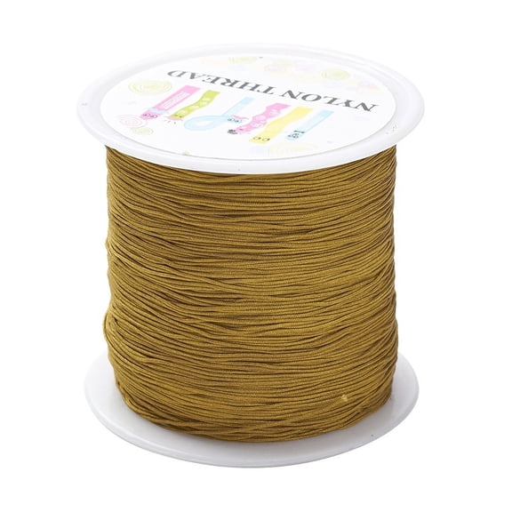 Nylon Thread Goldenrod 0.5mm about 147.64yards/roll(135m/roll)