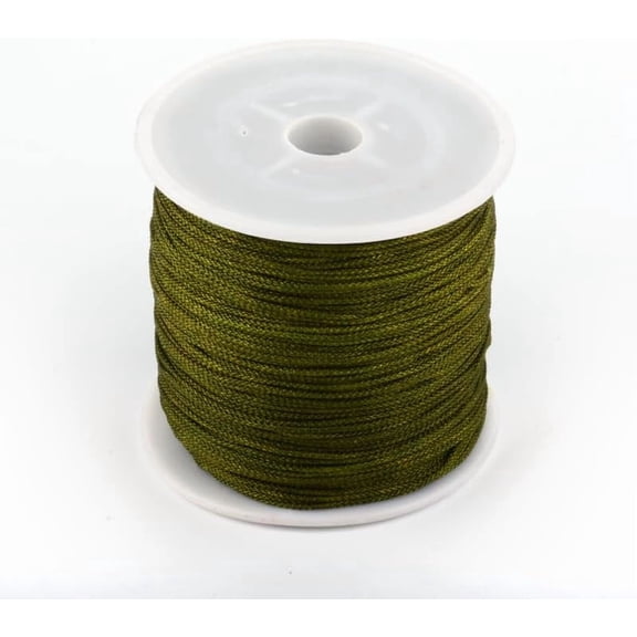 Nylon Thread Olive 1mm about 87.48 yards(80m)/roll