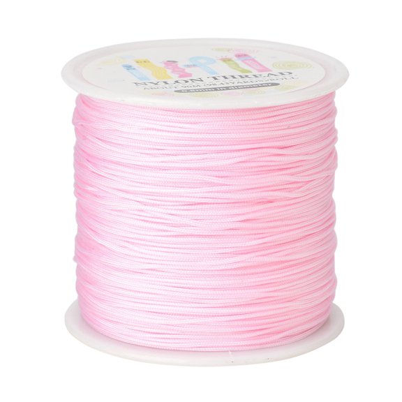 Nylon Thread Pearl Pink 0.8mm 98.43yards/roll(90m/roll)