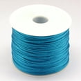 thumbnail image 1 of Nylon Thread Rattail Satin Cord Dodger Blue 1.5mm about 100yards/roll(300 feet/roll), 1 of 2