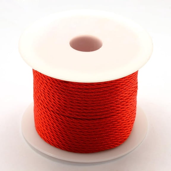 Nylon Thread Red 2mm about 54.68 yards(50m)/roll