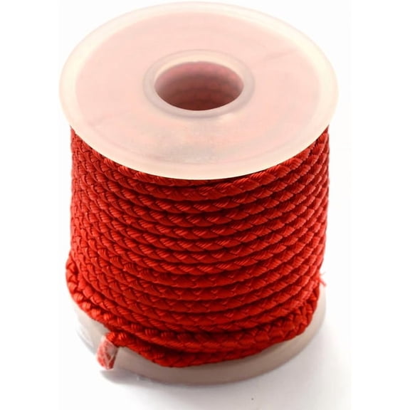Nylon Thread Red 4mm 13.12 Yards(12m)/Roll Making DIY