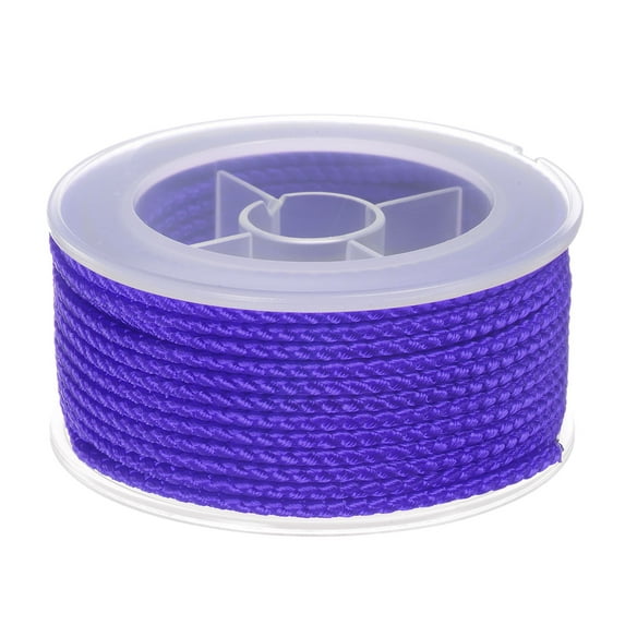 Nylon Thread Twine Beading Cord 2mm Extra-Strong Braided Nylon Crafting String 11M/36 Feet, Blue