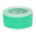 thumbnail image 1 of Nylon Thread Twine Beading Cord 2mm Extra-Strong Braided Nylon Crafting String 11M/36 Feet, Turquoise Green, 1 of 7