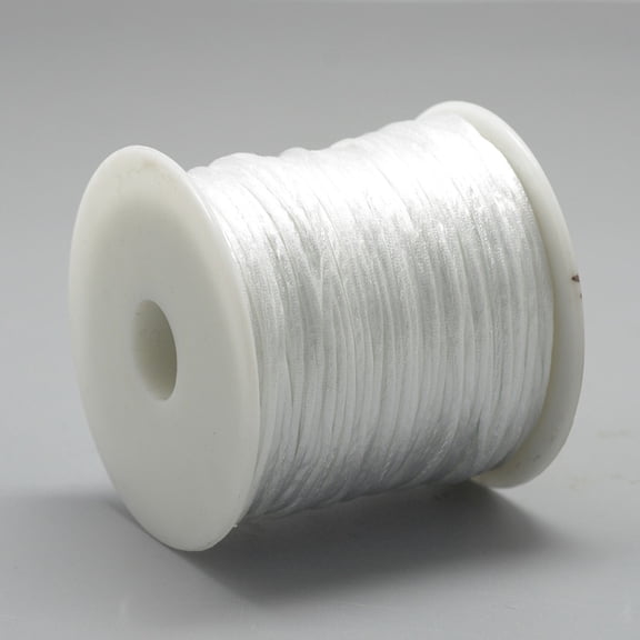 Nylon Thread White 2.5mm about 32.81 Yards(30m)/Roll DIY