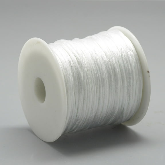 Nylon Thread White 2.5mm about 32.81 Yards(30m)/Roll