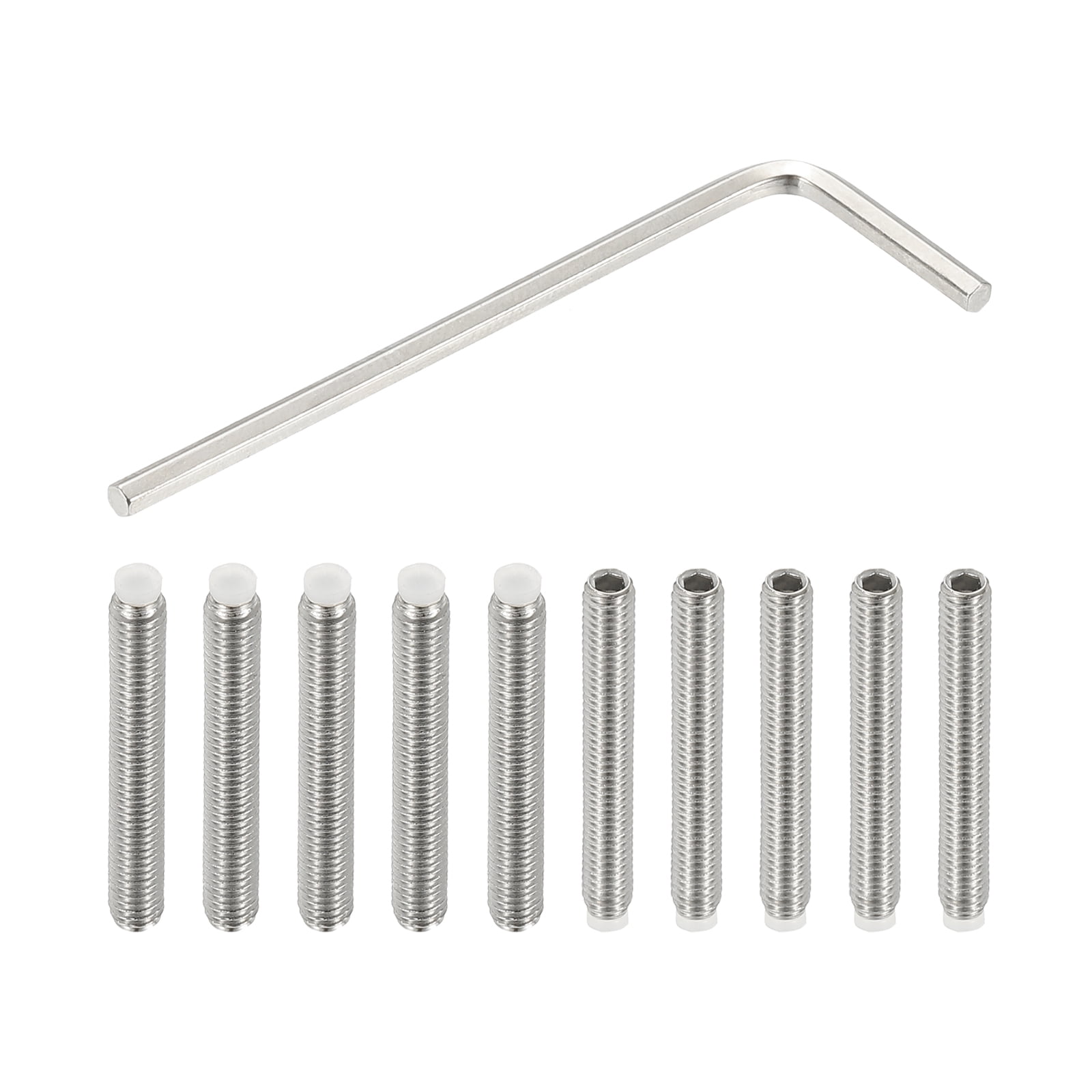 Antihex Nylon Tip Grub Screw, Stainless Steel Metric Hex Socket Head Cup Point ...