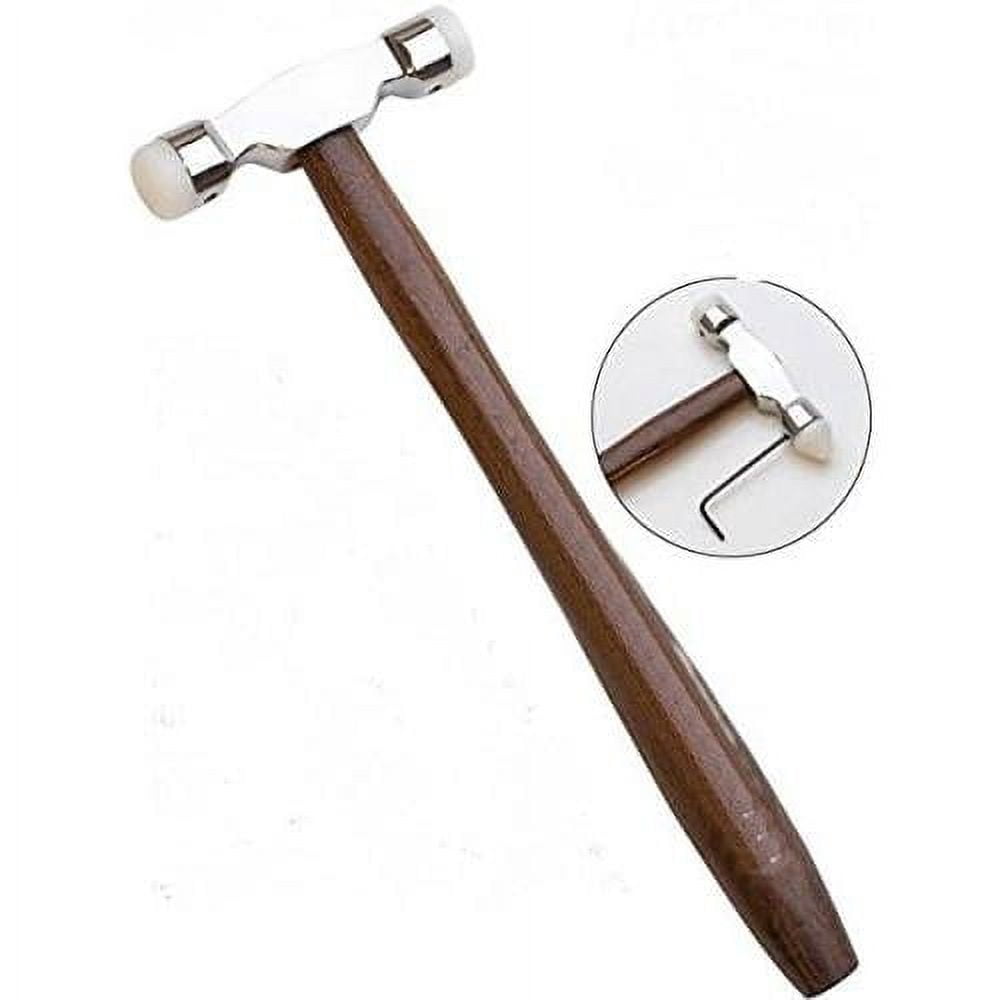 Nylon Tipped Forming, Raising Etc. Hammer With 9 Interchangeable Tips