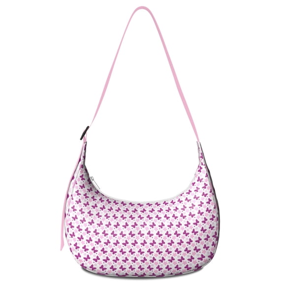 Nylon Tote Bag for Women – Water-Resistant, Stylish & Comfortable, Cute Butterfly Print, Artistic Aesthetic Tropical Theme
