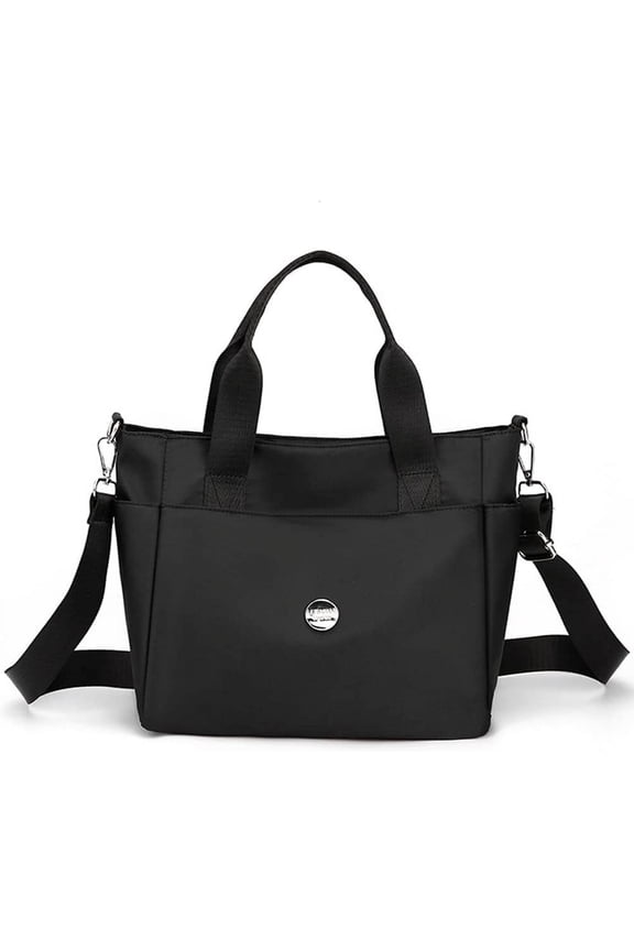 Nylon Tote Bag for Women Waterproof Cross Body Handbags Purses with Zipper Pocket Shoulder Bag Ladies Casual Satchel