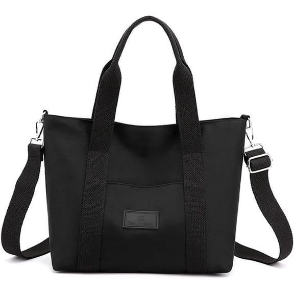 Nylon Tote Bag for Women Waterproof Cross Body Handbags Purses with Zipper Pocket Shoulder Bag Ladies Casual Satchel