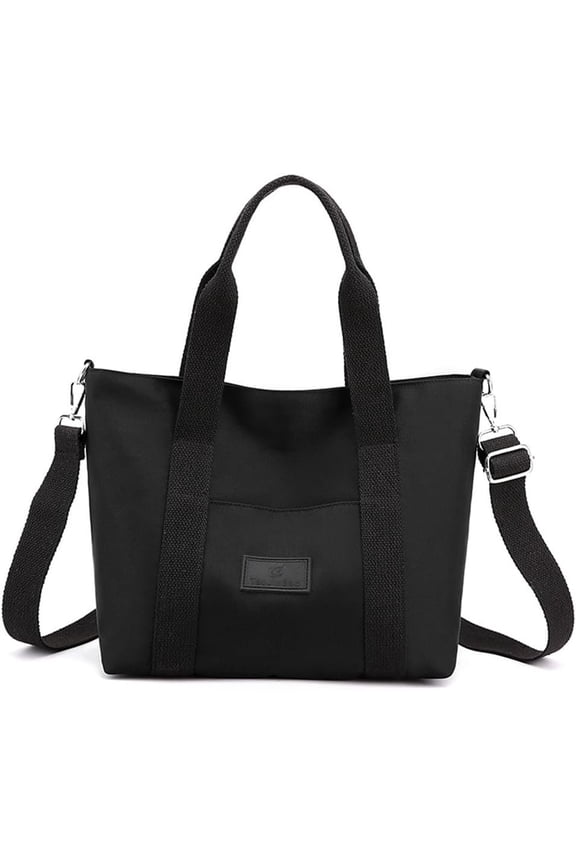 Nylon Tote Bag for Women Waterproof Cross Body Handbags Purses with Zipper Pocket Shoulder Bag Ladies Casual Satchel