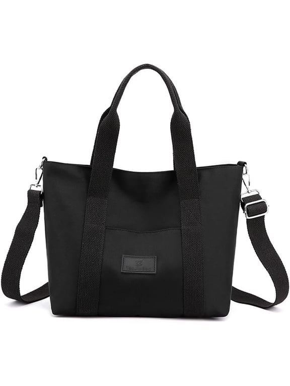 Nylon Tote Bag for Women Waterproof Cross Body Handbags Purses with Zipper Pocket Shoulder Bag Ladies Casual Satchel