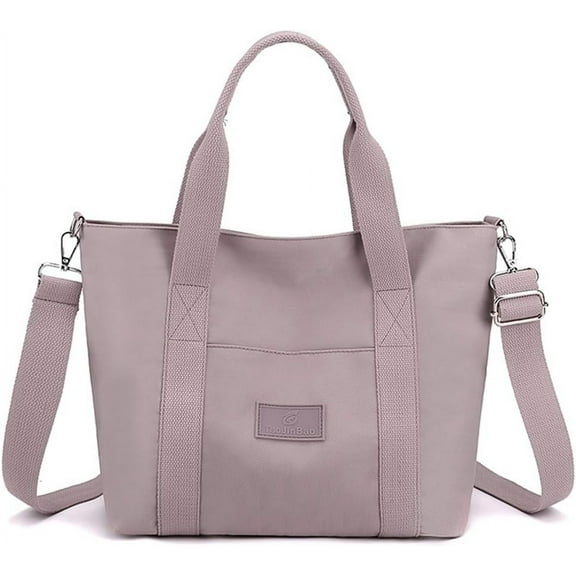 Nylon Tote Bag for Women Waterproof Cross Body Handbags Purses with Zipper Pocket Shoulder Bag Ladies Casual Satchel