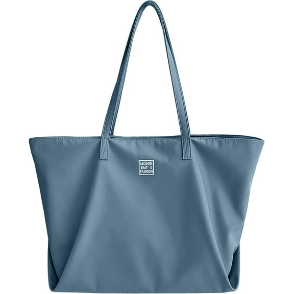 Nylon Tote Bag for Women Waterproof Shoulder Handbag with Zipper