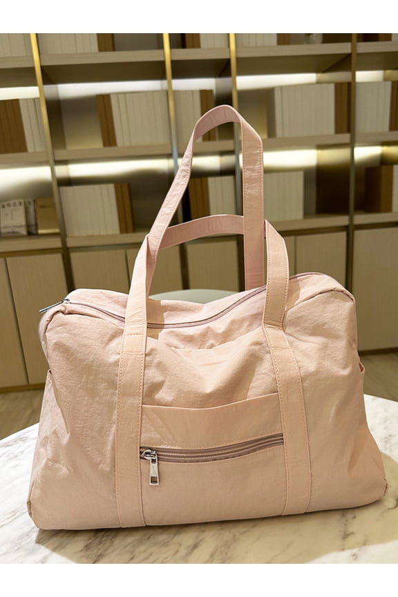 Nylon Tote Bag for Women's Outdoor Sports Travel Shoulder Bag with Large Capacity Storage and Fitness Handbag