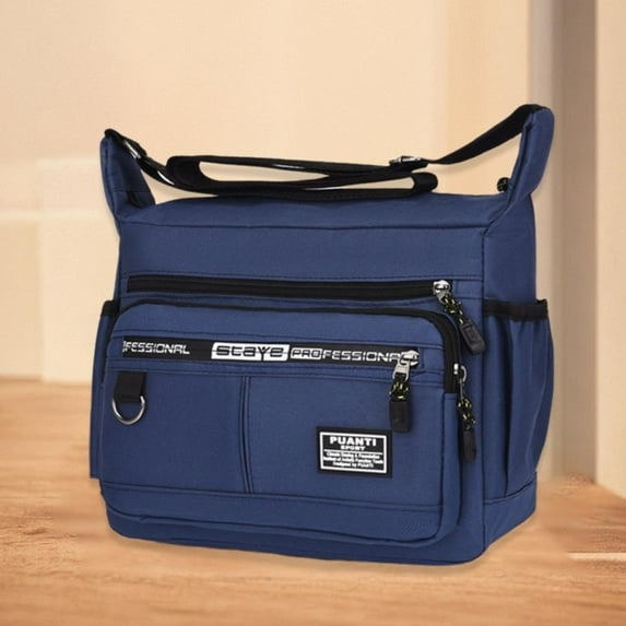 Nylon Travel Bag - Large Capacity, Durable Material, Multiple Pockets, Business Casual Style