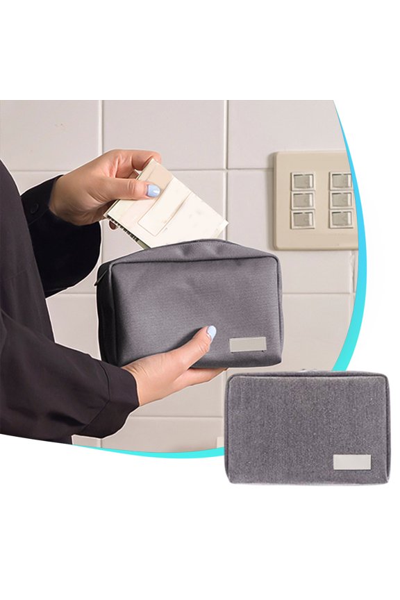 Nylon Travel Passbook Bag Organizer, Zippered Wallet for Passport Credit Cards Tickets and ID, Safe RFID Protection with Compact Storage for Travel Business and Daily Use