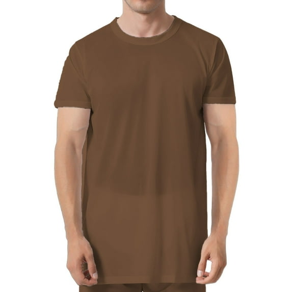 Nylon Tricot Crew Neck T-shirt