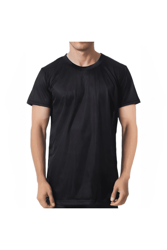 Nylon Tricot Crew Neck T-shirt