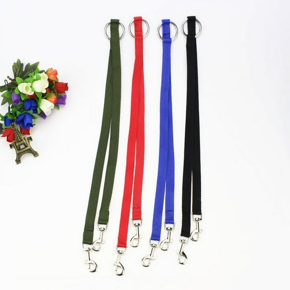 Nylon Two Way Double Dog Leash Lead Walk Two Dogs With Lead N D One U6O6 'AU.
