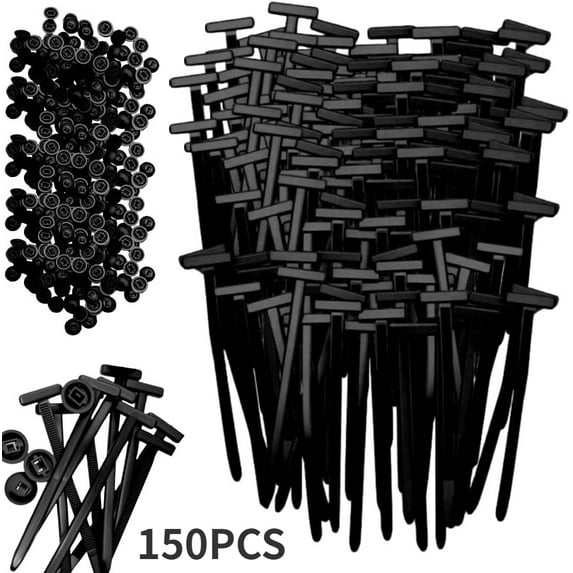 Nylon Universal Cable Tie Buckle, Heavy Duty Self-Locking Nylon Zip Ties Holder, New Multifunctional Cable Tie Buckle for Car Daily Repair (150pcs)