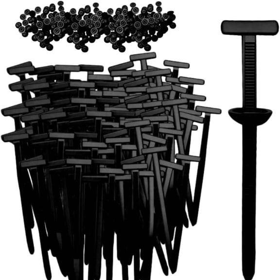 100Pcs Nylon Universal Cable Tie Buckle, Heavy Duty Self-Locking Nylon Zip Ties Holder, Multipurpose Plastic Cable Ties Tool for Car Daily Repair