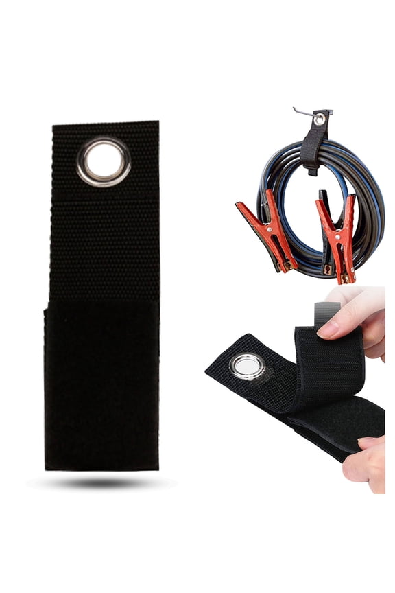 Nylon Velcro Heavy Duty Straps Size M,1 Size M Strap,Heavy Duty 1 Pack, Adjustable Size Hook and Loop Hanging Garage Hook Organizing Storage Straps with Pull Tabs