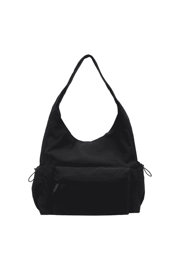 Nylon Versatile Underarm Bags, Multiple Pockets and Drawstring Design for Women Work Shopping Travel Daily