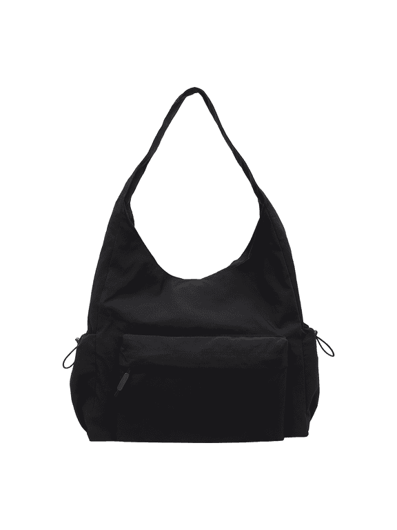 Nylon Versatile Underarm Bags, Multiple Pockets and Drawstring Design for Women Work Shopping Travel Daily