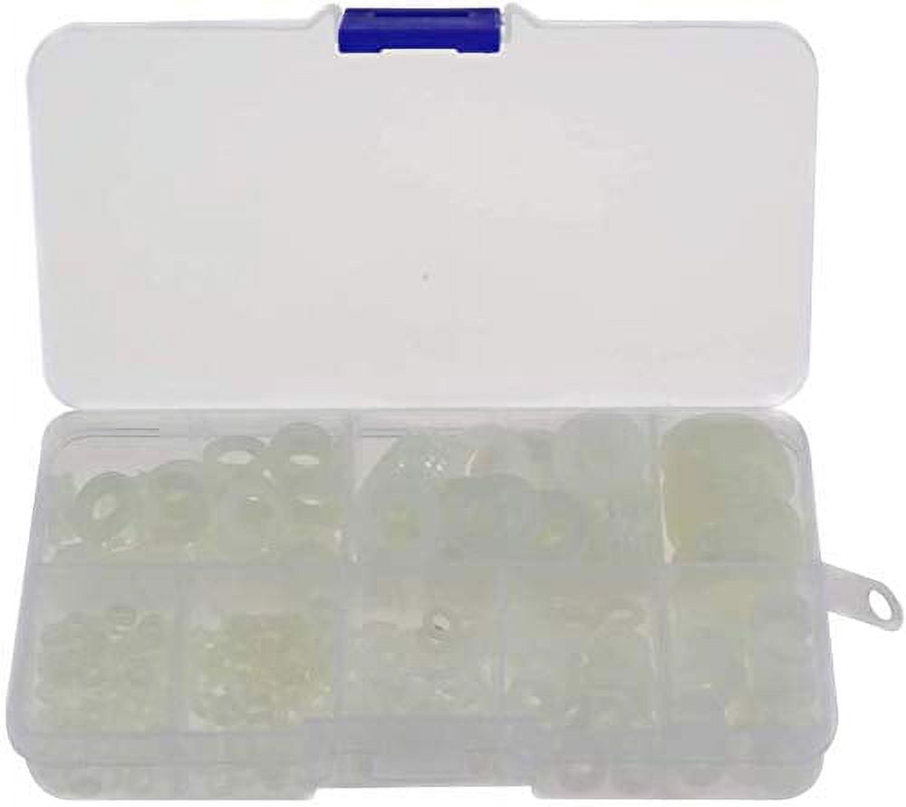 10pcs PTFE Flat Washers 45mmx35mmx2mm - White Teflon Gasket Seal Rings