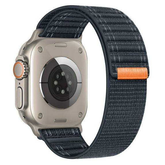 Nylon Watch Band Compatible with Apple Watch 38/40/41/42mm(S10), Quick Release Replacement Sport Strap Trail Loop Nylon Knitted for iWatch Band Series Ultra/10/9/SE/8/7/6/5/4/3/2/1, Darkblue