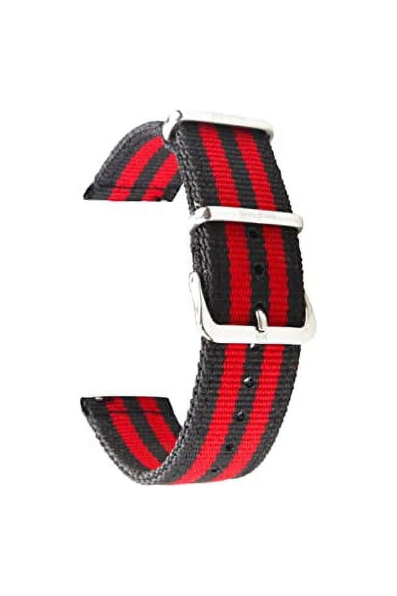 Nylon Men Watch Band Soft Waterproof- Quick Release, Two-Piece Strap