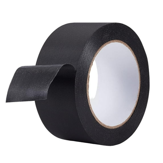 Nylon Waterproof Repair Adhesive Tape Repairing Tears Cracks & Leaks for Backpack Tent Awnings Inflatable Mattresses Black 50mm 45m/pc