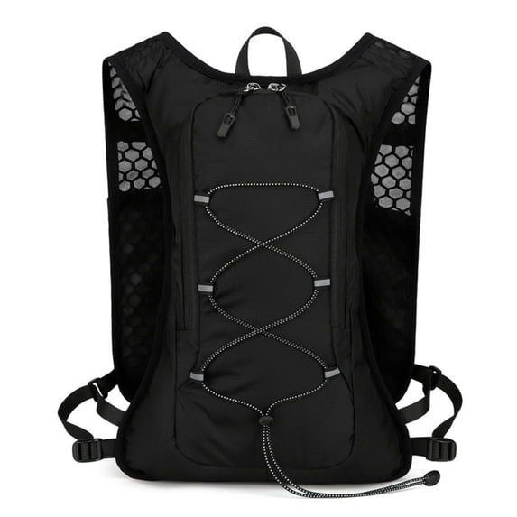 Nylon Waterproof Running Backpack With Night Reflective - 16L Lightweight Backpack for Cycling, Travel, Hiking - Large Capacity Multi-Layer Storage Outdoor Backpack