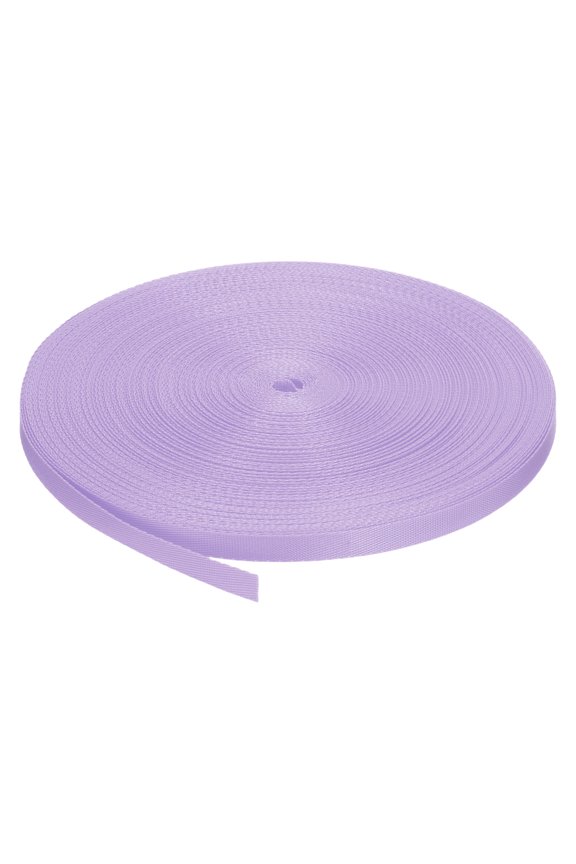 Nylon Webbing Strap Flat 3/8" 50 Yards for DIY Luggage rack Purple