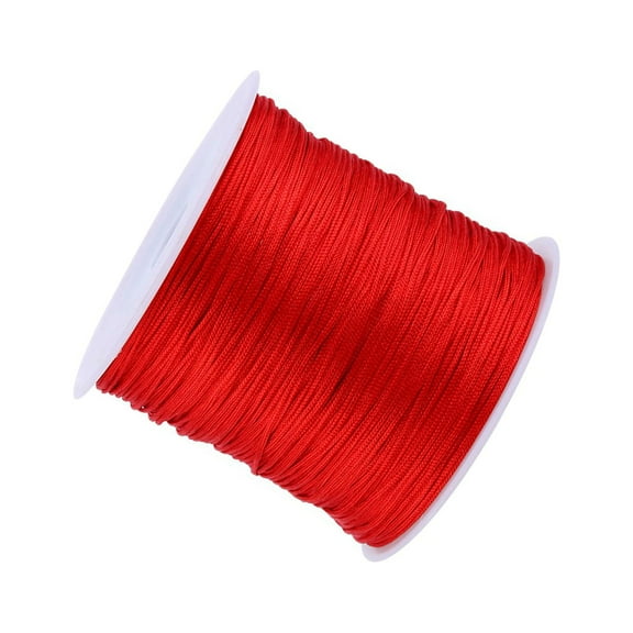 Nylon Wire Rod, 100M * 0.8mm Chinese Knot Cord, Jewelry Making Cord for Knitting DIY Craft Sewing