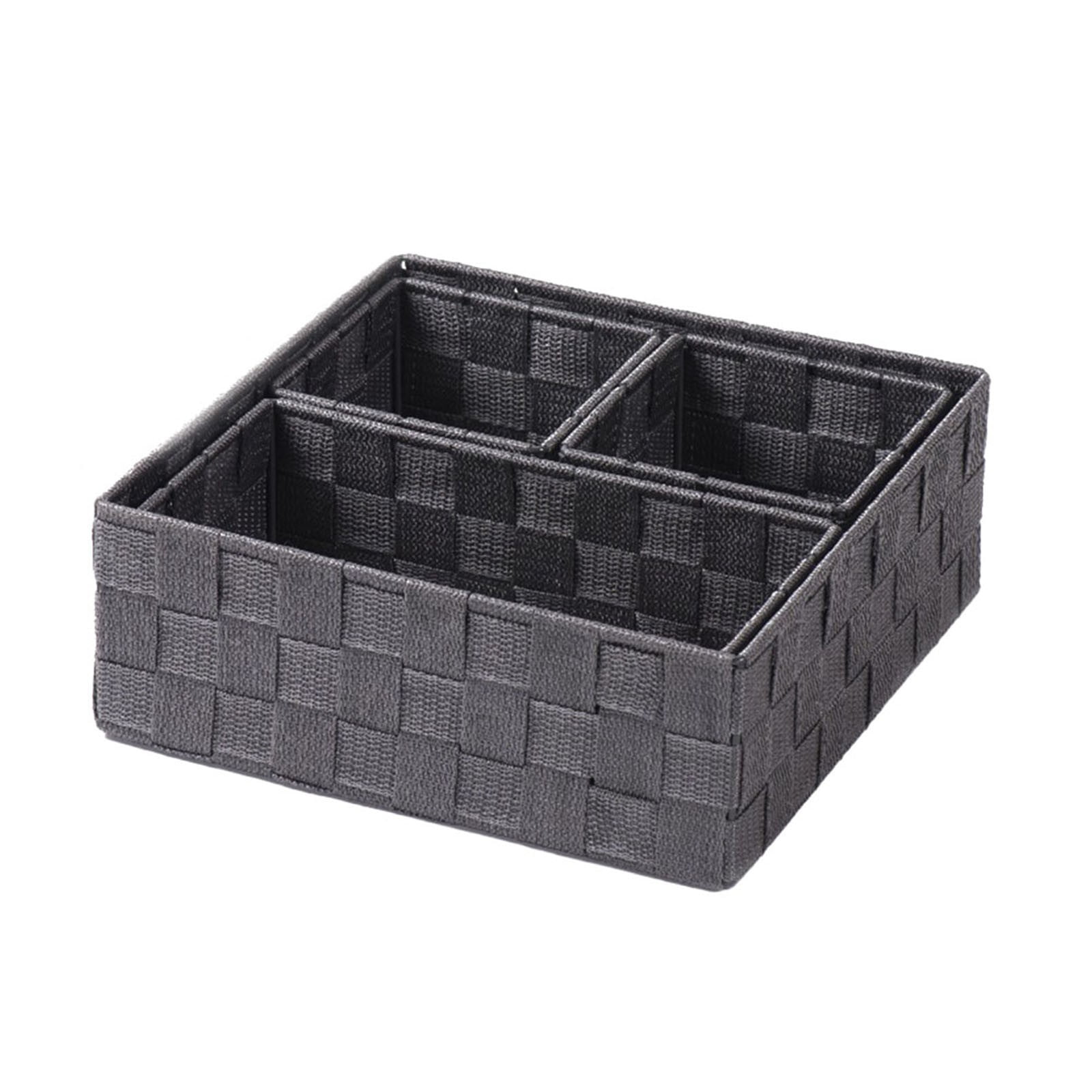 Nylon Woven Storage Cubes Sturdy Storage Bins Cube Organizer Bin