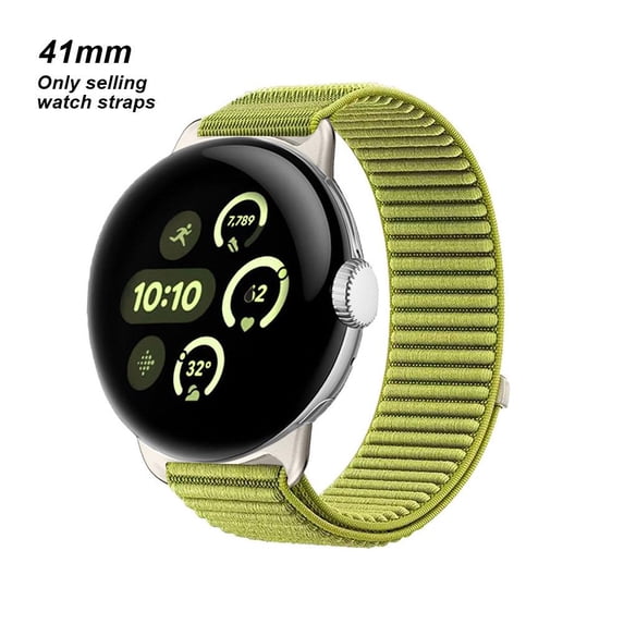 Nylon Woven Watch Band for Pixel Watch 4, Wild Mountain Pattern Strap ...
