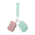 thumbnail image 1 of Nylon Wrist Bag Portable Storage Bag Key Bag Small Bag Mini Zip Around Wristlet Wallet Mini Zip Around Wristlet Wallet for Women Dual Pouch Wristlet Portable keychain Handbag, 1 of 3